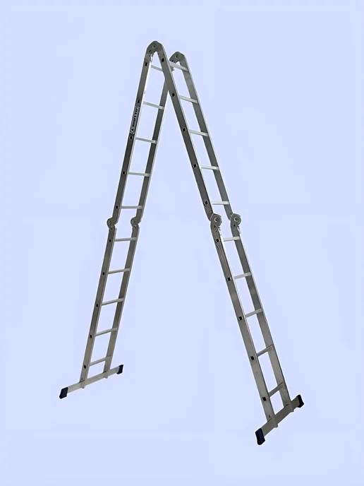 Alumet Лестница-трансформер шарнирная TL4055, алюминиевая, серый