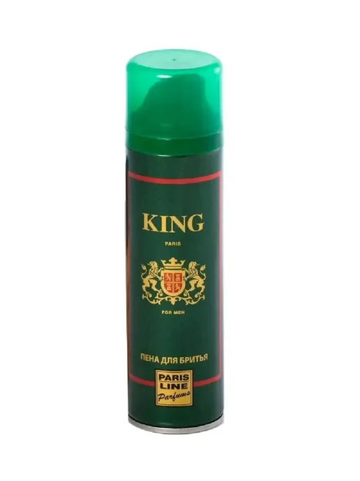 Paris Line Parfums Пена для бритья King для мужчин 200 мл, 200 мл, фото 2