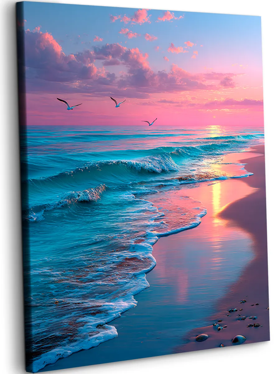 Море Картина по номерам на холсте 40х50 см