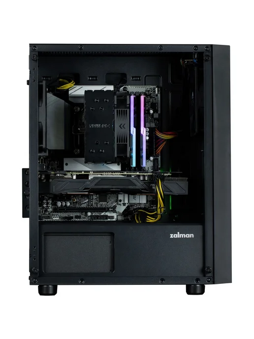 Zalman Корпус T3 PLUS Mini Tower Черный (T3 PLUS), черный, фото 4