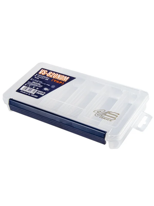 VERSUS Коробка рыболовная VS-820NDM Clear 233x127x34мм, 233x127x34 мм