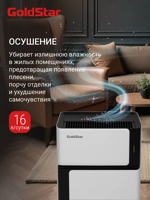 Goldstar Осушитель воздуха GSD-16L, 16 л, фото 2