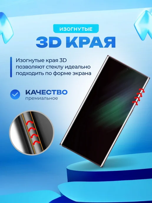 CURVED GLASS Защитное стекло для xiaomi 15 ultra UV, вариант, фото 2