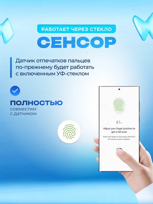CURVED GLASS Защитное стекло для xiaomi 15 ultra UV, вариант, фото 4