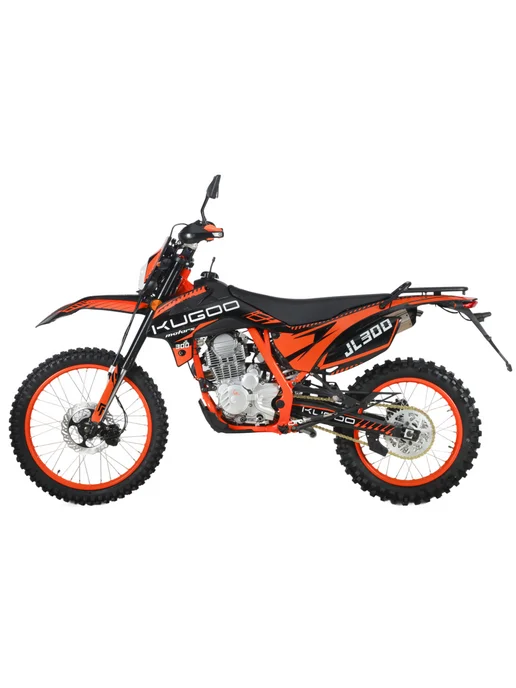 KUGOO Бензиновый мотоцикл Enduro JL-300, черный, фото 7