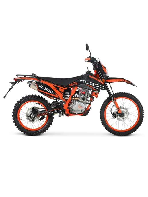 KUGOO Бензиновый мотоцикл Enduro JL-300, черный, фото 8