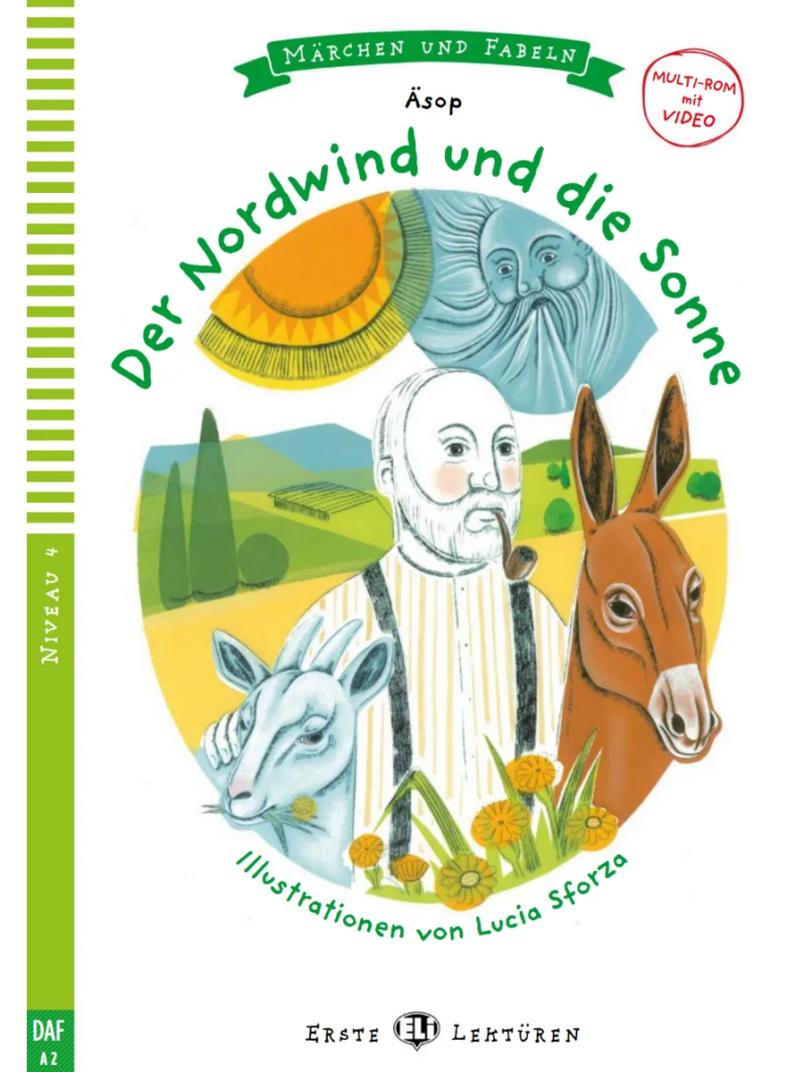 Der Nordwing und die Sonne [A2]/Книга на немецком языке