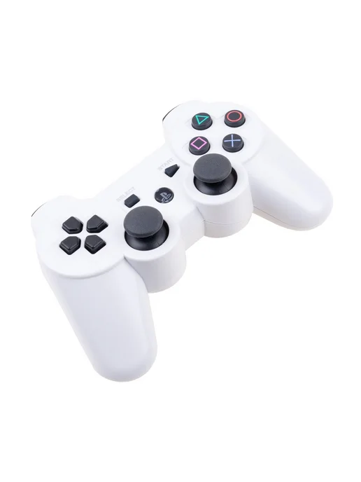 Sony PlayStation 3 ГЕЙМПАД Геймпад для Sony PlayStation 3 черный (без гироскопа), белый, фото 2