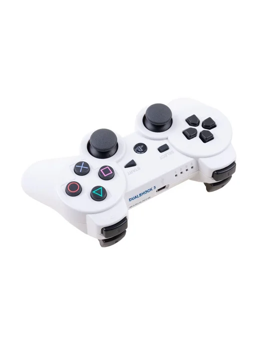 Sony PlayStation 3 ГЕЙМПАД Геймпад для Sony PlayStation 3 черный (без гироскопа), белый, фото 3