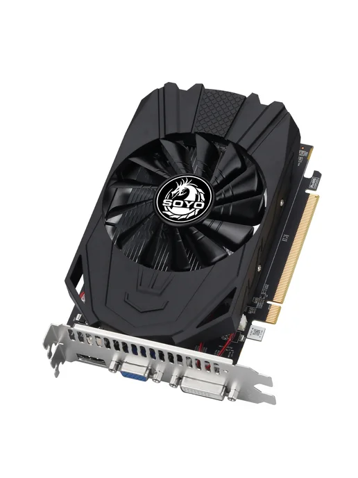 SOYO Видеокарта AMD R7 350 GDDR5 4GB для настольного компьютера, 4 ГБ, фото 6