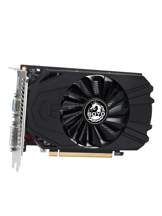 SOYO Видеокарта AMD R7 350 GDDR5 4GB для настольного компьютера, 4 ГБ, фото 7