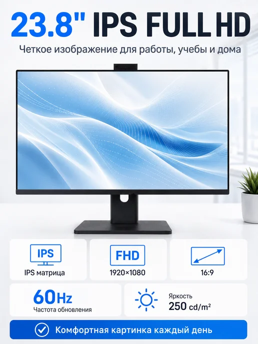 Chigo 23.8'' Моноблок R2401 PRO i7Б, 256ГБ SSD, 256 ГБ, фото 3