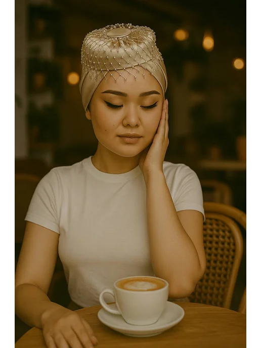 Ansar Collection "Мадам" чалма, бежевый