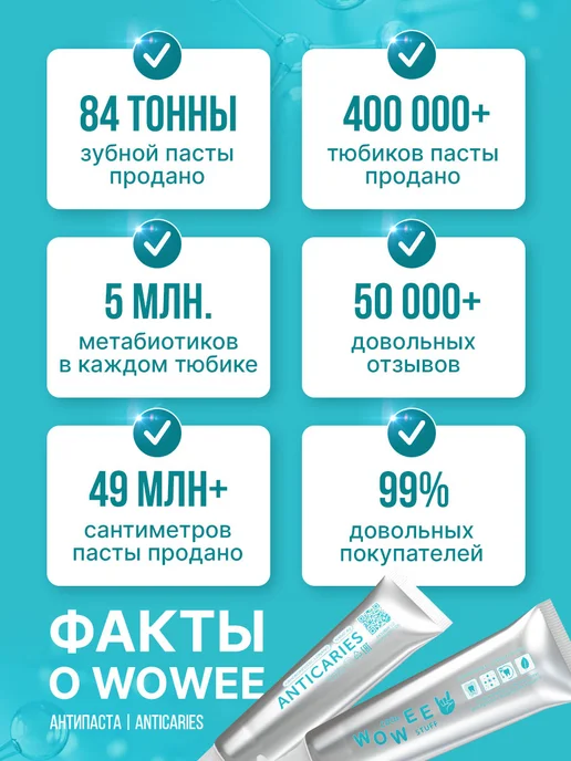 WOWEE Зубная паста для защиты от кариеса и укрепления эмали, 1 шт, 3 шт, фото 7