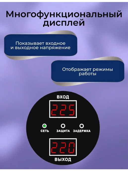 Uniel Стабилизатор напряжения настенный 1500ВА, вариант, фото 3