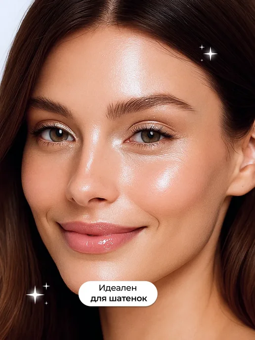 Latte Beauty Хайлайтер для лица и тела сияющий, жемчужный 03, серый, фото 7