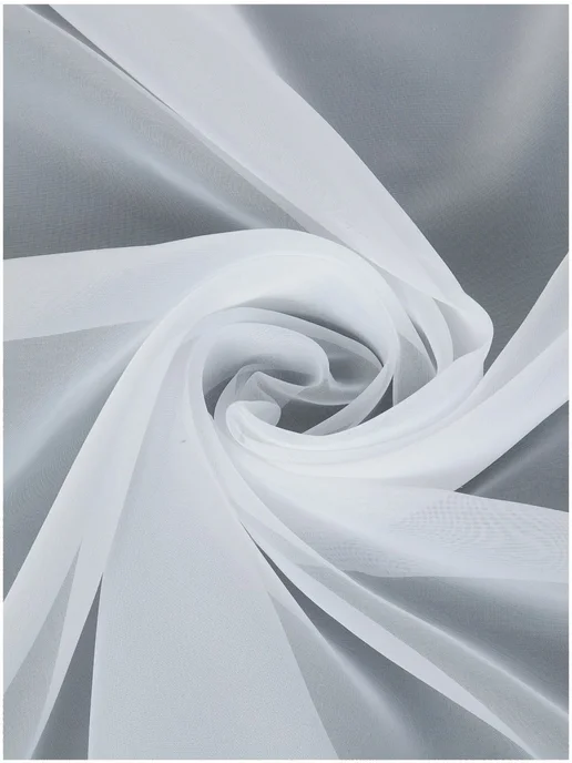 DIM LUX Тюль вуаль в гостиную и спальню 250х200 длинная, 250x200, фото 3