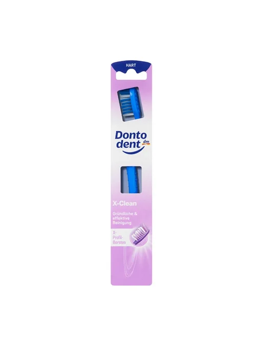 Dontodent Зубная щетка - X-clean, жесткая, 1шт, 1 шт, фото 2