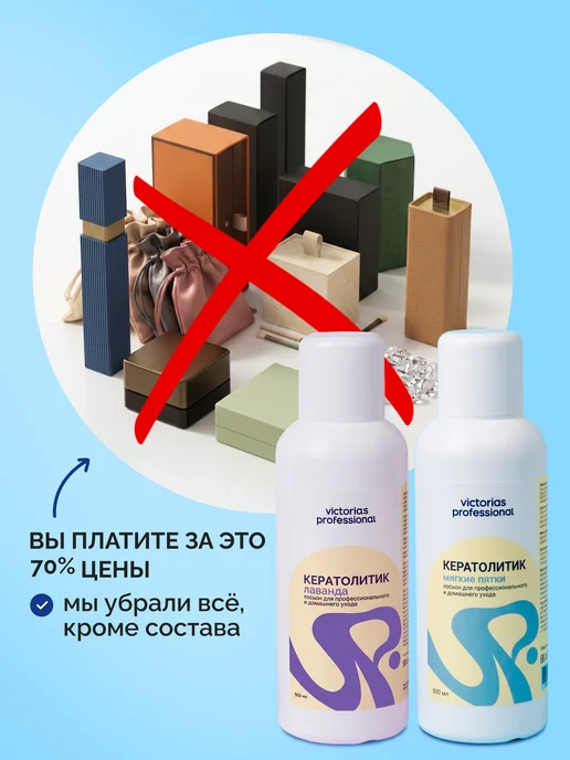 Victoria's Professional Кератолитик-лезвие средство жидкое для пяток 2 шт, 2 шт, фото 5