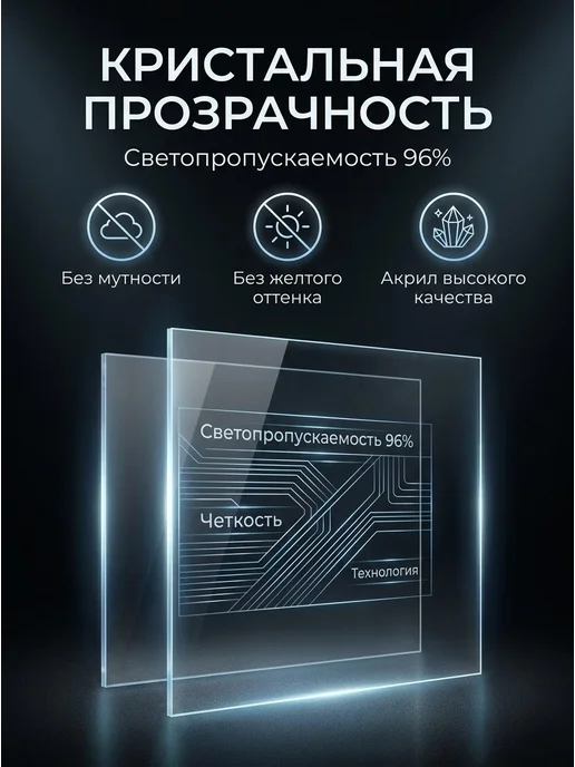 ТПК Меркурий Оргстекло А6 (5 мм) Акрил, вариант, фото 3
