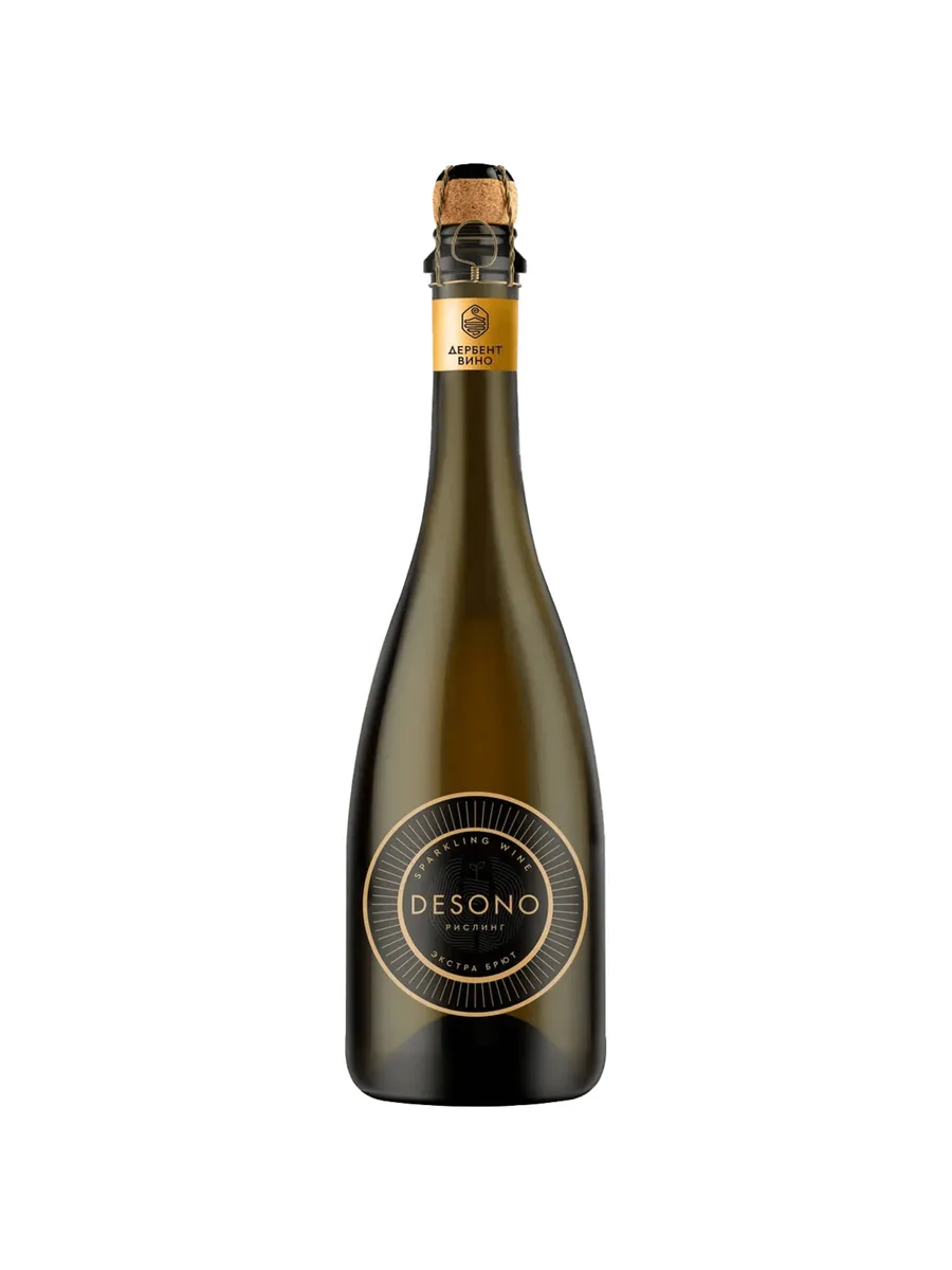 Вино игристое Desono Рислинг белое экстра брют 0,75 л