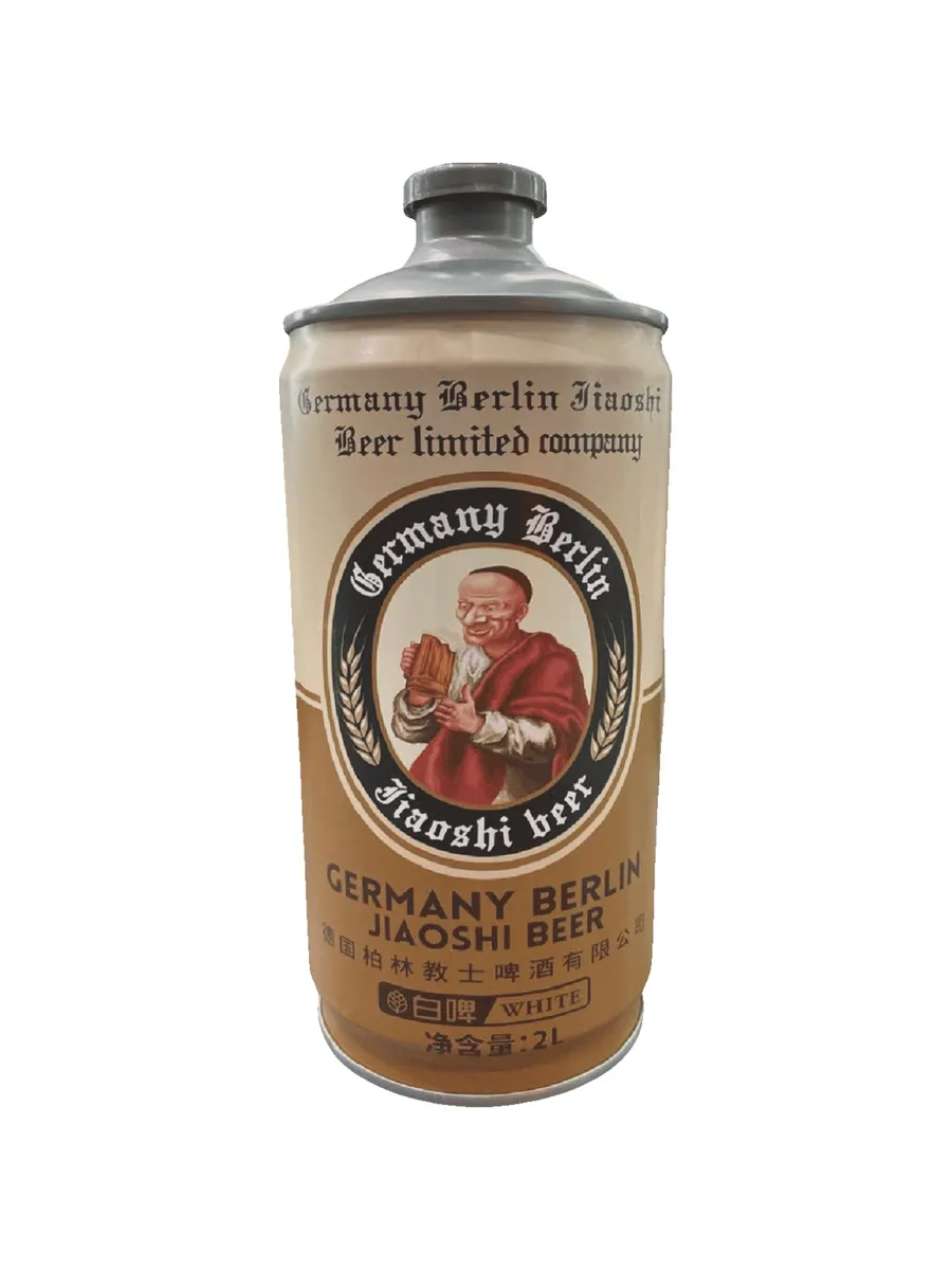 Пиво Tok Rene Germany Berlin JiaoShi Beer светлое 2 л ж б