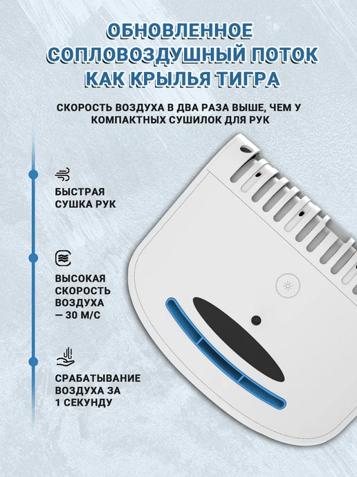 interhasa! Сушилка (электросушилка) настенная 1200 Вт черный-1020, 1200 Вт, белый, фото 3
