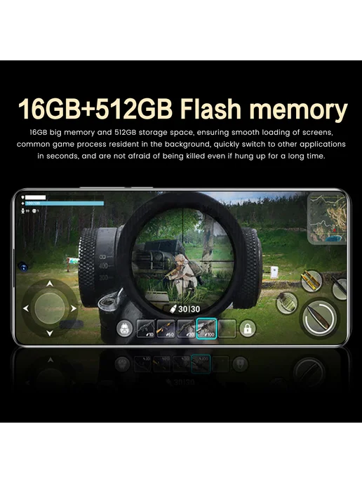 Смартфон S24 Ultra I15 Pro Max 16/512 ГБ, черный, фото 6