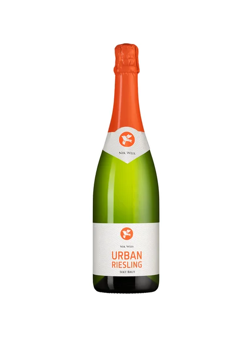 Вино игристое Nik Weis Urban Riesling Sekt Brut белое 0,75 л, 750 мл