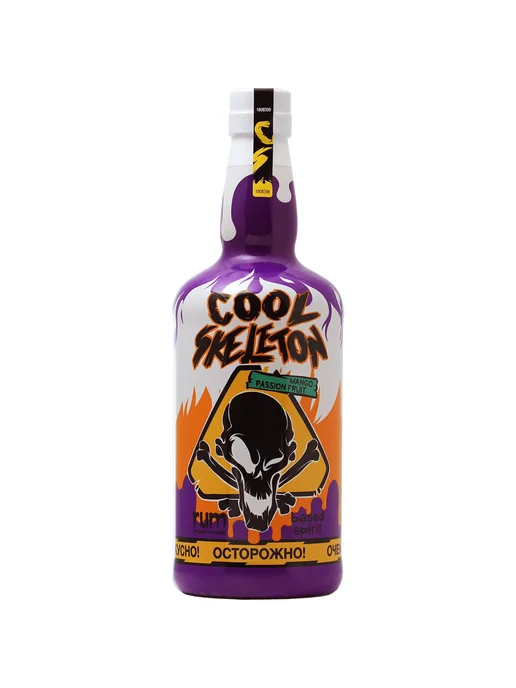 Напиток спиртной Cool Skeleton Mango Passion Fruit ром 0,7 л, 0,7 л