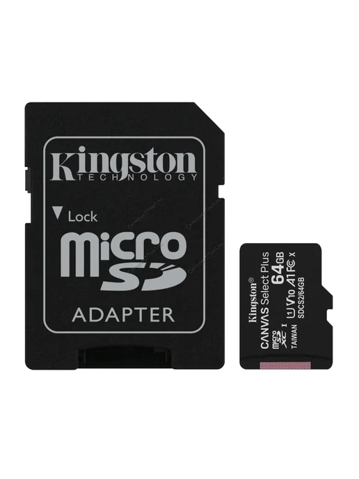 Kingston Technology Карта памяти MicroSDHC 64Gb Canvas Select Plus Class 10, 64 ГБ, фото 2