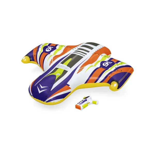 Надувной матрас плот для плавания с водным пистолетом