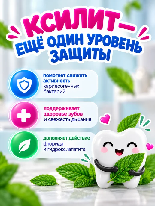 WOWEE Зубная паста детская ANTIPROBLEMS KIDS Mята 0-3-6 лет, 2 шт, 2 шт, фото 7