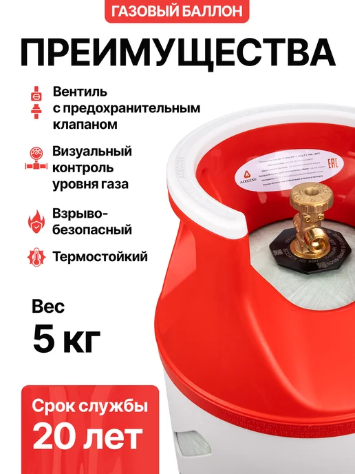 Aceccse Composite Баллон пропановый композитный 47.8л, 24,5 л, фото 2