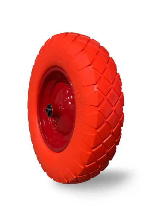 Колесо для тачки 16x4 00x8 12 полиуретановое PU1602, 16x4, фото 6