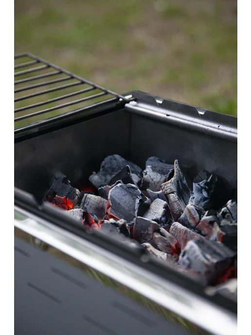 ROYAL BBQ Мангал гриль 54x34x55 см с откидными решетками в коробке, 54x34x55 см, фото 7