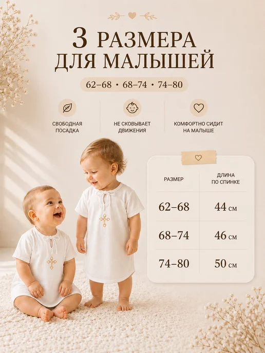 Крестильная рубашка, вариант, фото 6