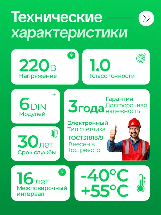 Инкотекс СК Счетчик электроэнергии однофазный электронный 5-60А, вариант, фото 2