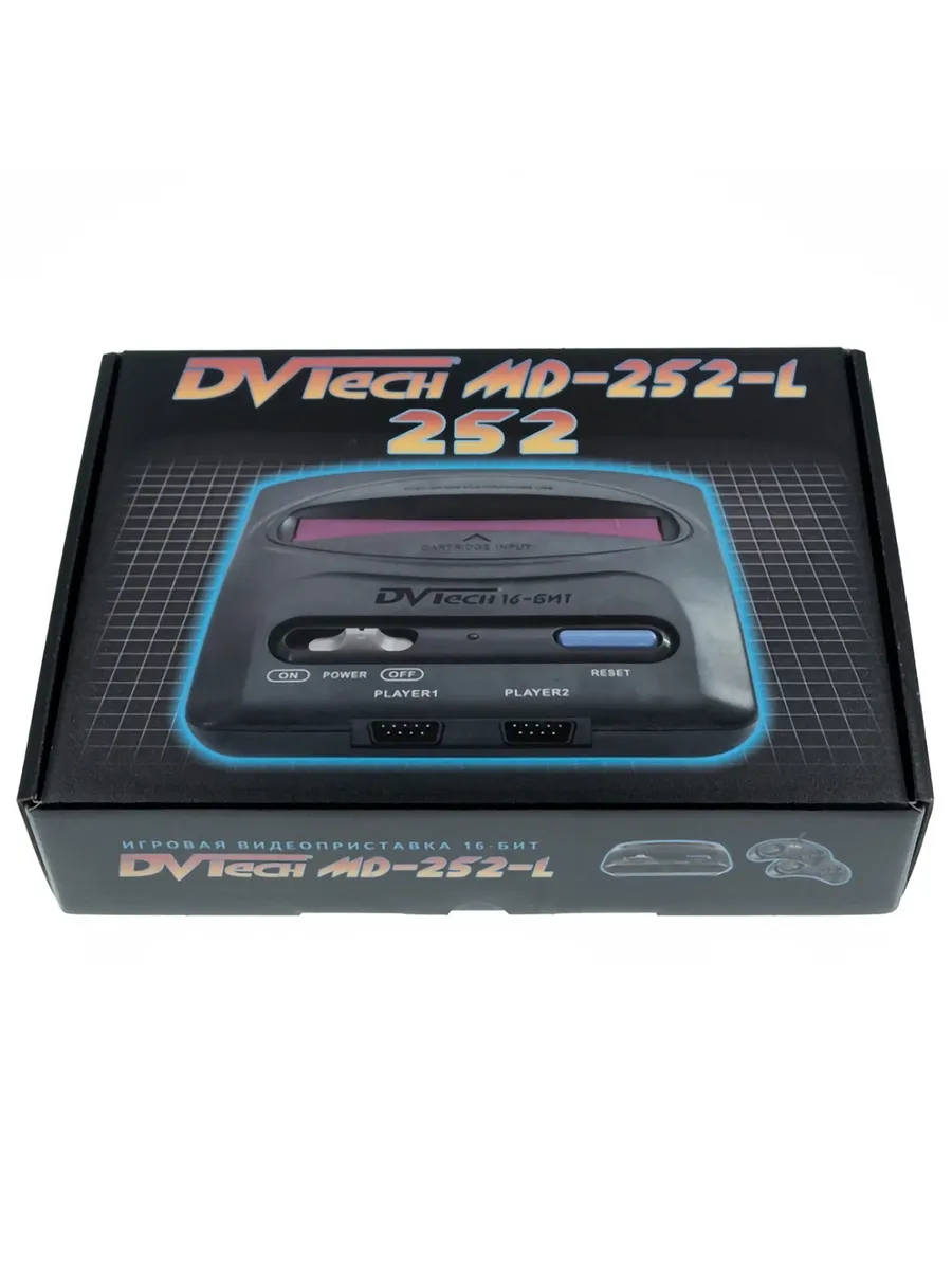 Игровая приставка 16-бит DVTech MD lit 252 игры