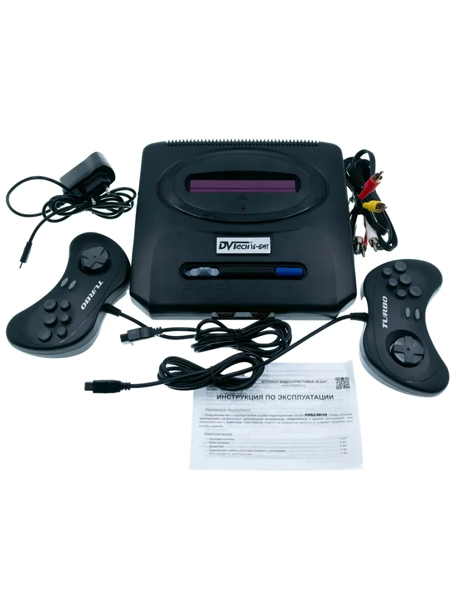 Игровая приставка 16-бит DVTech MD 300 игр Игровая приставка 16-бит DVTech MD 300 игр
