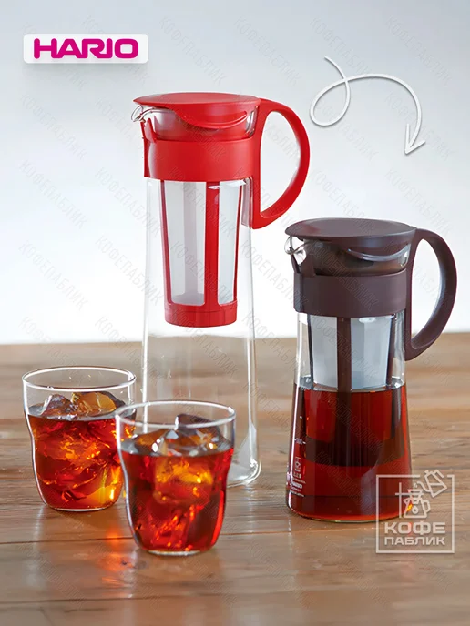 Hario Кофеварка Cold Brew Mizudashi MCPN-7CBR, 600 мл, коричневый, 600 мл, фото 8