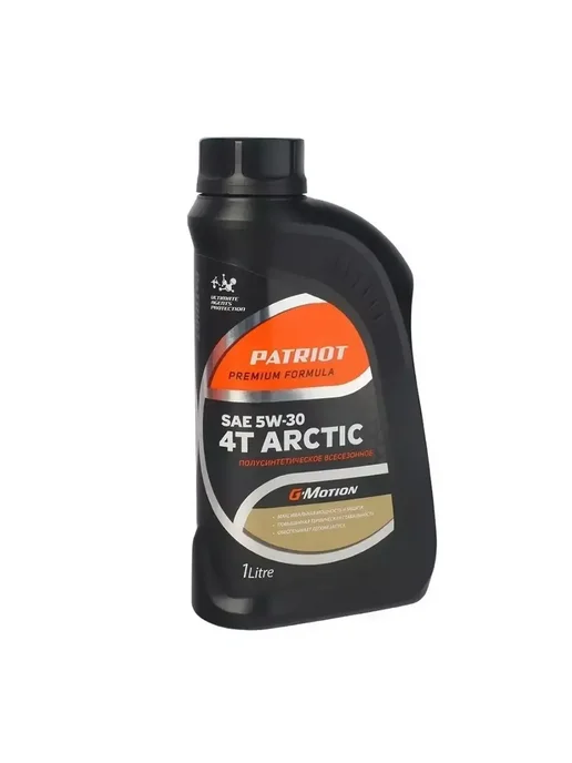 PATRIOT Масло G-Motion 5W30 4Т ARCTIC 1л 850030100, 1 л, фото 3