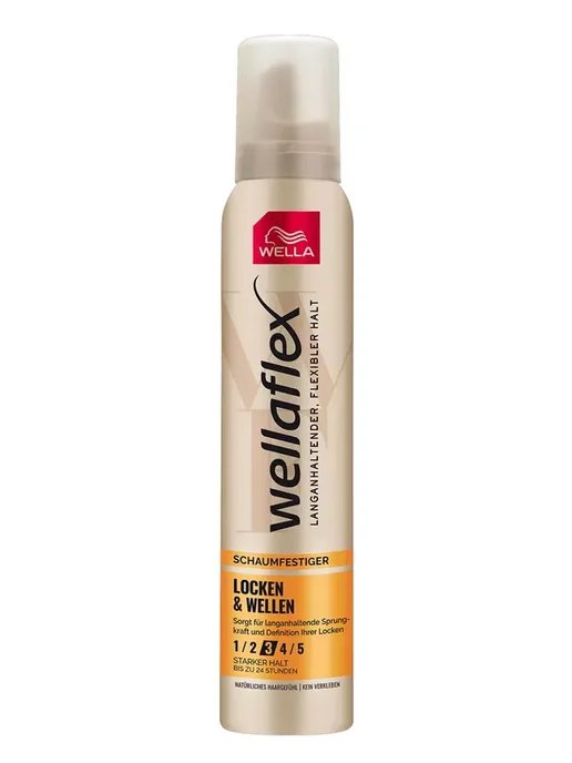WELLAFLEX Мусс-пенка для укладки Кудри и Волны, 200 мл, 200 мл, фото 3