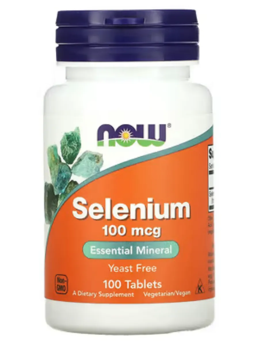 Selenium, Селен 100 мкг, 100 таблеток