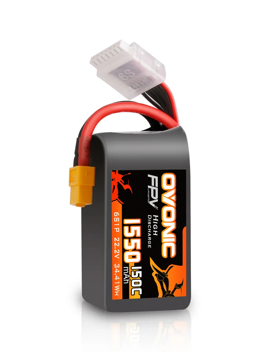 Ovonic 6S 22.2V 1550mAh 150C XT60 Lipo battery