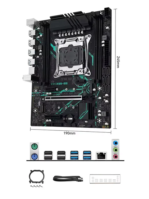 MACHINIST X99 B9 материнская плата + xeon E5 2640 V4 Процессор, вариант, фото 3