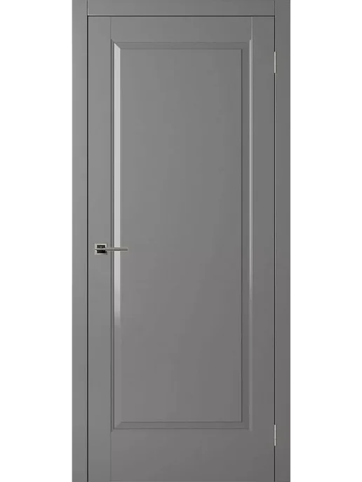 DecorPaneli Межкомнатная дверь Decor 1 ПП Антрацит глухая 600 мм, серый, фото 2