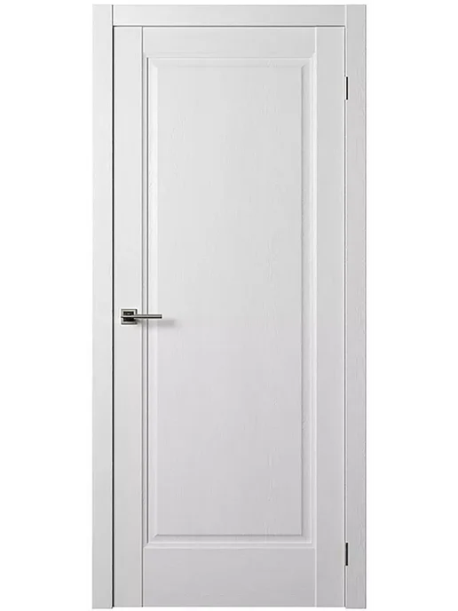 DecorPaneli Межкомнатная дверь Decor1 Ясень Белый глухая 800 мм, белый, фото 2