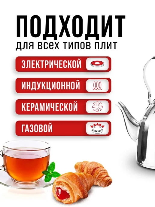 Чайник заварочный нержавеющая сталь - фото 5