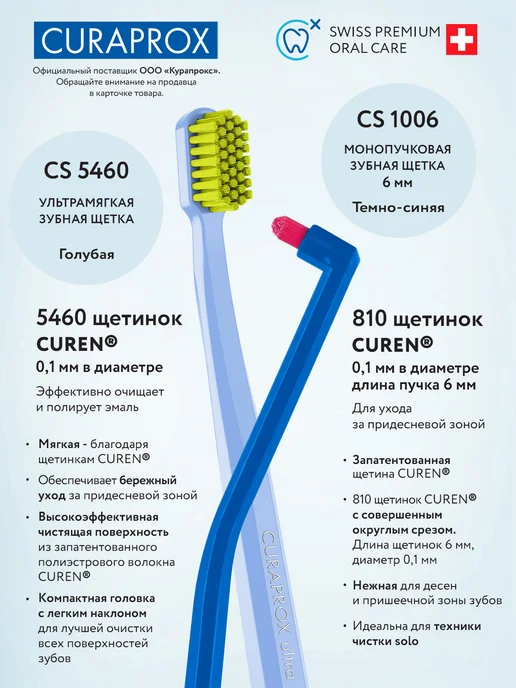 Curaprox Зубная щетка. Набор "Белый медведь", белый, фото 2